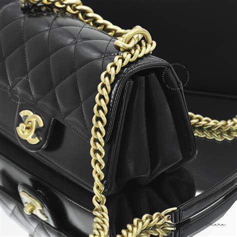 chanel chain handle|chanel flap bag with handle.